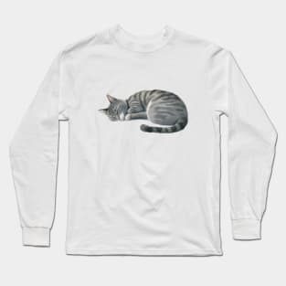 Sleeping Cat Long Sleeve T-Shirt